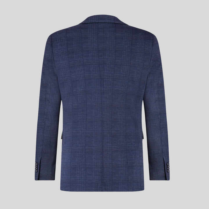 GLEN CHECK BLAZER (NAVY) - BLUE INDUSTRY