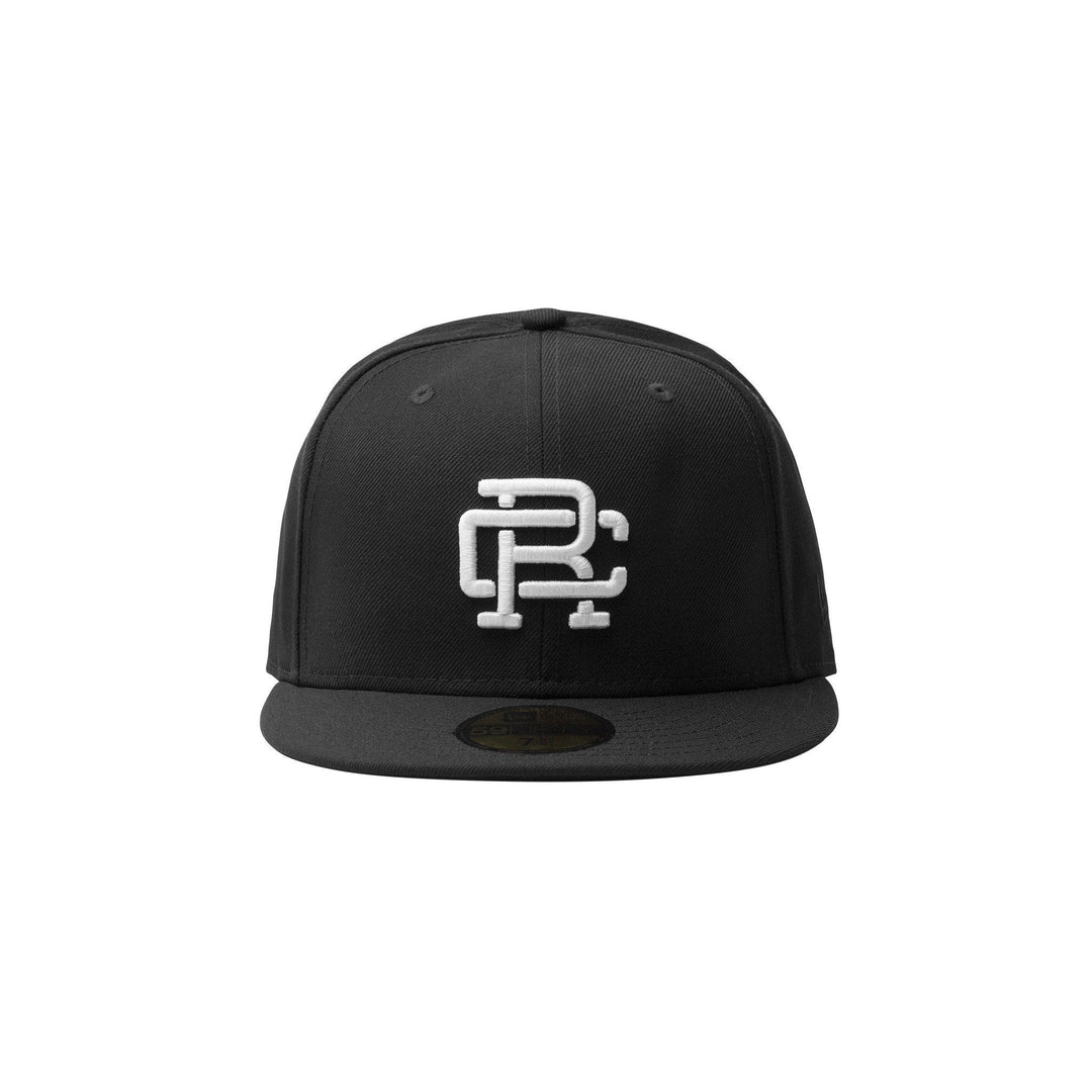 NEW ERA MONOGRAM CAP (BLACK/WHITE) - REIGNING CHAMP