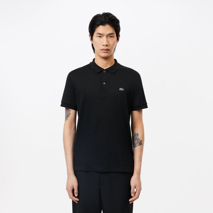 COTTON POLO (BLACK) - LACOSTE