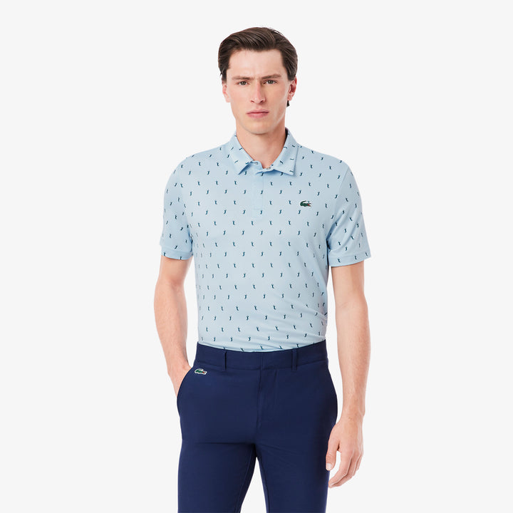SPORT PRINTED POLO (BLUE) - LACOSTE