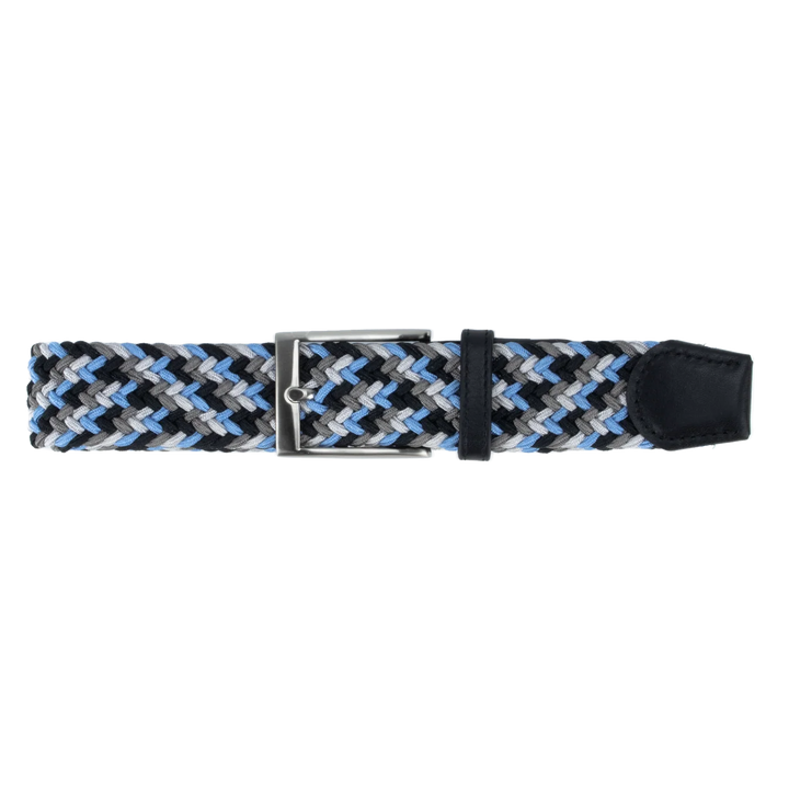 BRAIDED ELASTIC BELT (MULTI BLUE) - DIBI