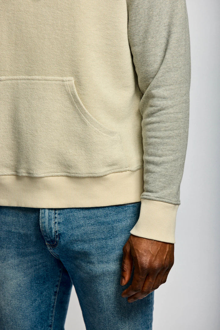 REVERSE HOODIE (OATMEAL) - EASY MONDAYS