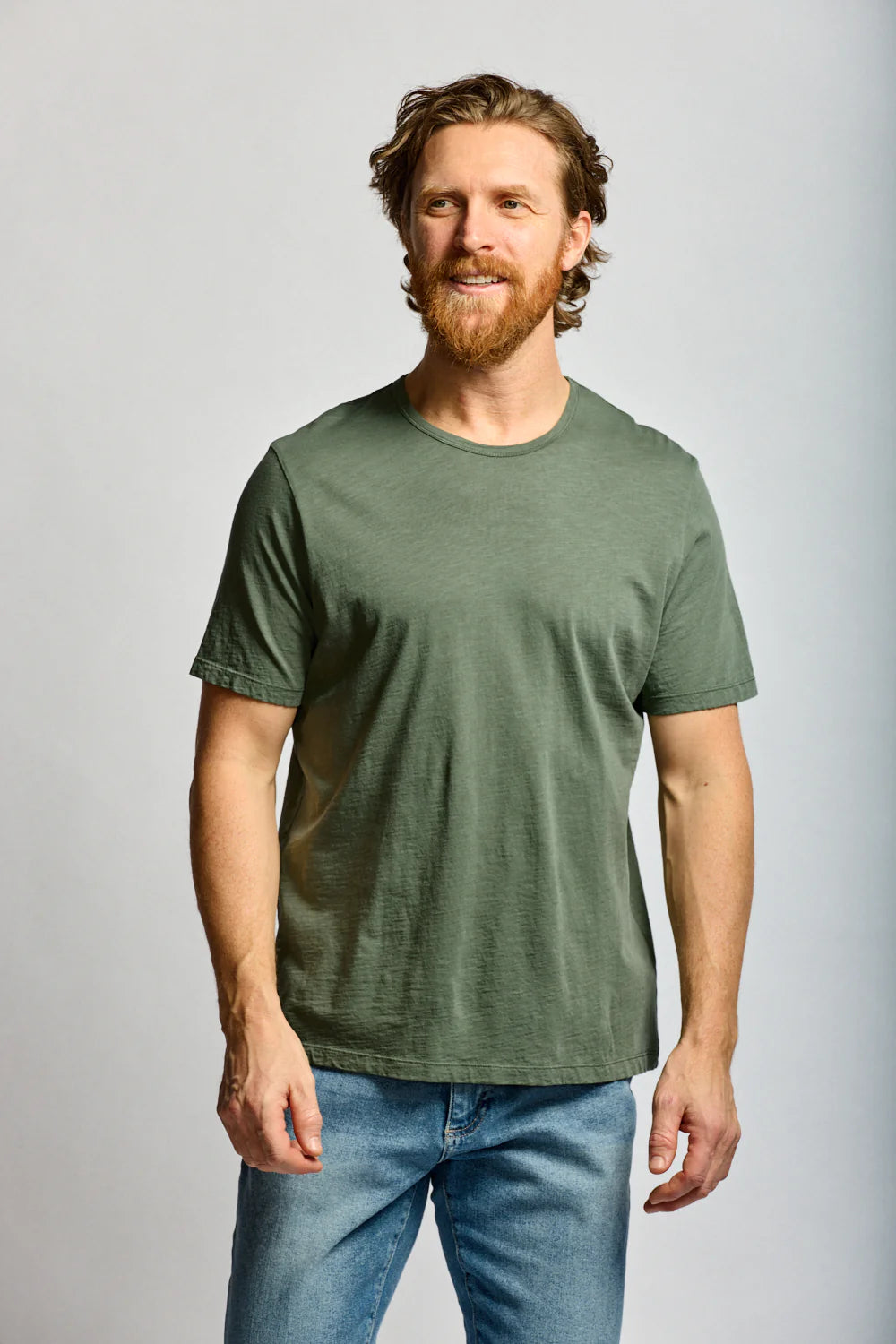 COTTON T-SHIRT (THYME) - EASY MONDAY