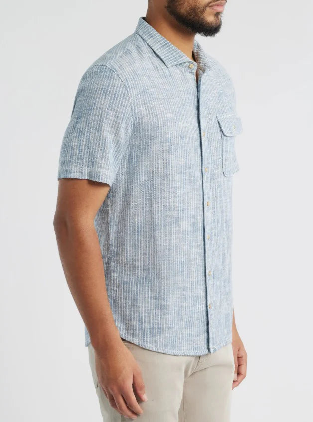 ENNIS SHIRT (INDIGO) - JOHNNIE-O