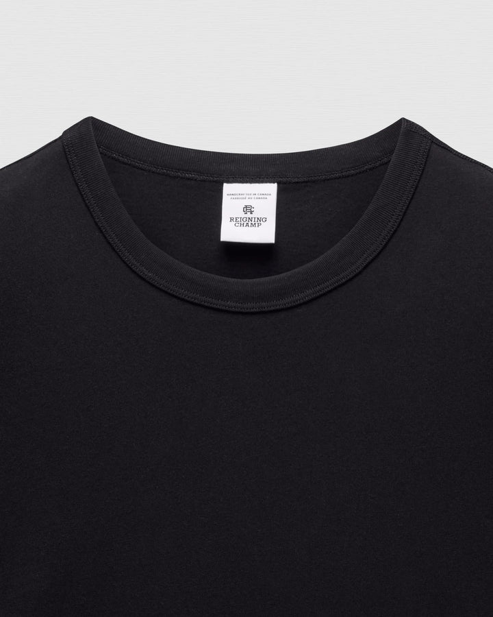 COTTON JERSEY TEE (BLACK) - REIGNING CHAMP