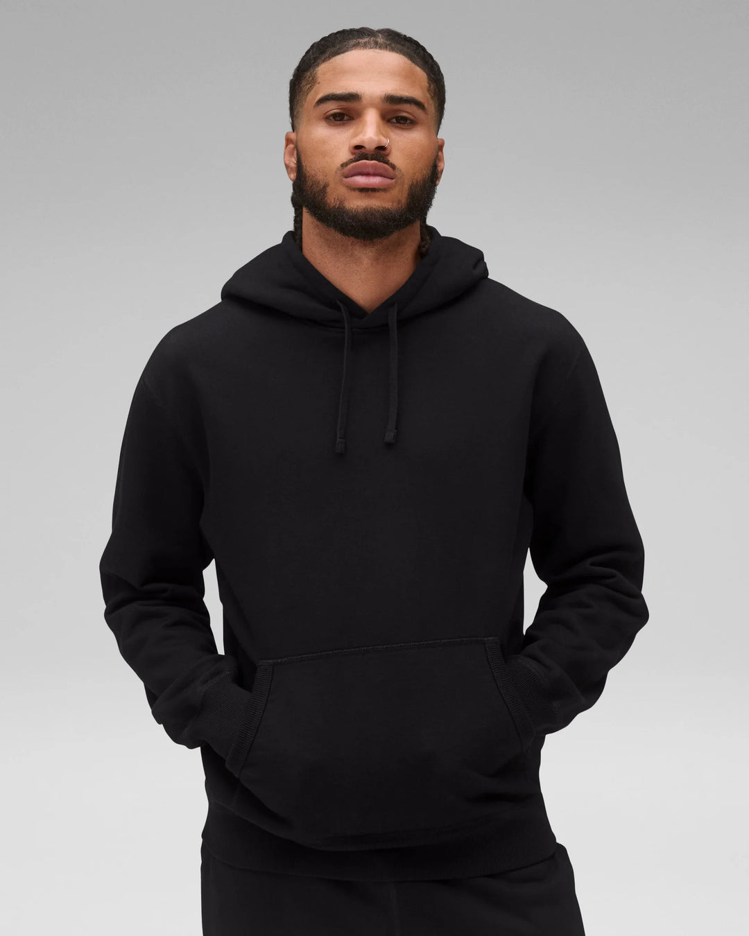 MIDWEIGHT STANDARD HOODIE (BLACK) - REIGNING CHAMP