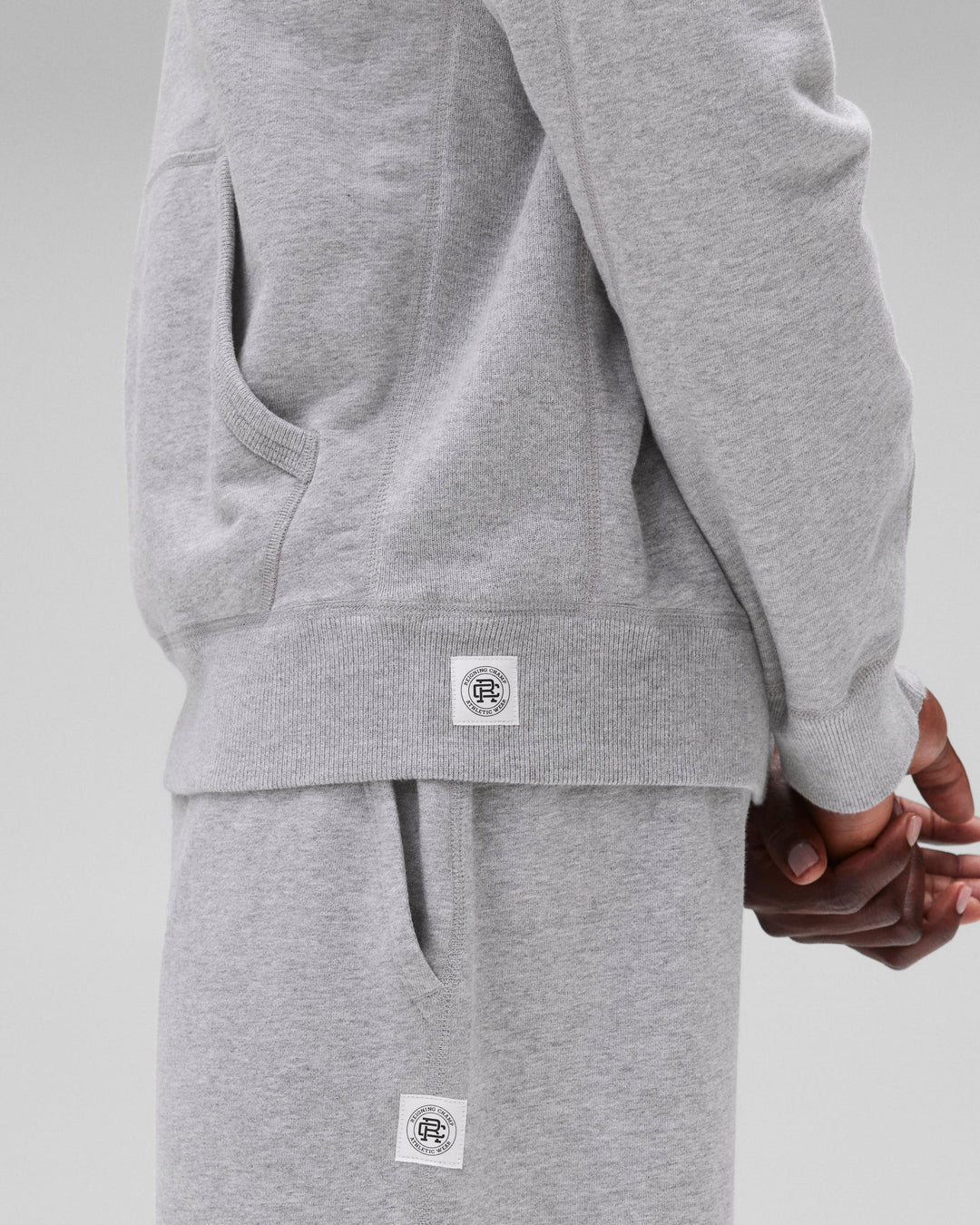 MIDWEIGHT STANDARD HOODIE (GREY) - REIGNING CHAMP