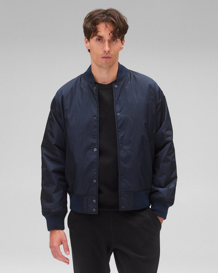NYLON STADIUM JACKET (NAVY) - REIGNING CHAMP