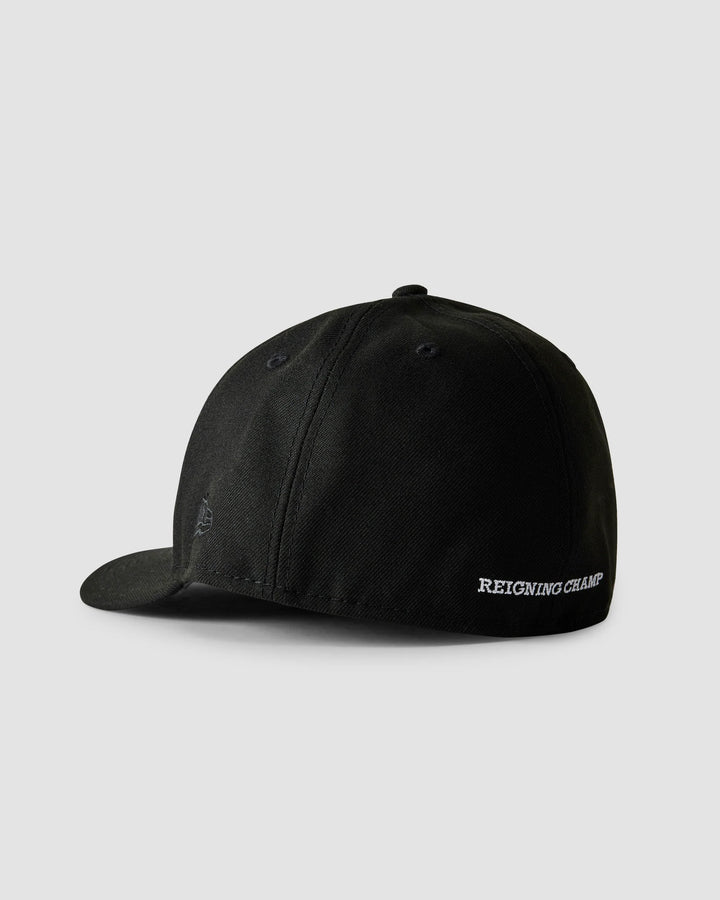 NEW ERA MONOGRAM CAP (BLACK/BLACK) - REIGNING CHAMP