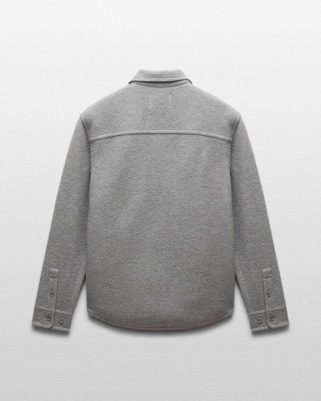 WOOL WARDEN OVER SHIRT (GREY) - REIGNING CHAMP
