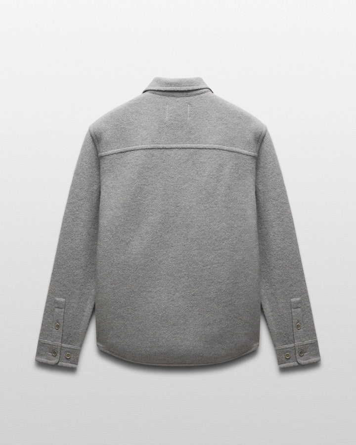 WOOL WARDEN OVER SHIRT (GREY) - REIGNING CHAMP