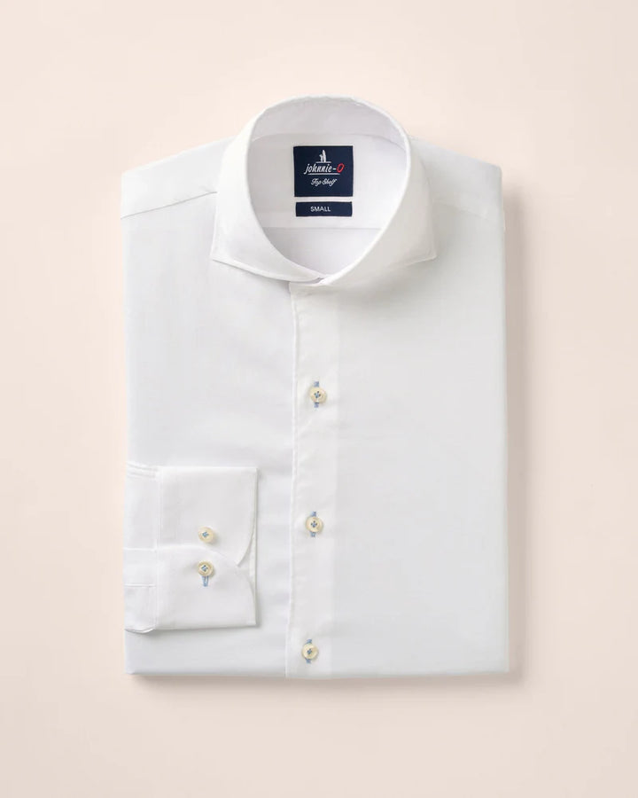 BOSWELL SHIRT (WHITE) - JOHNNIE - O