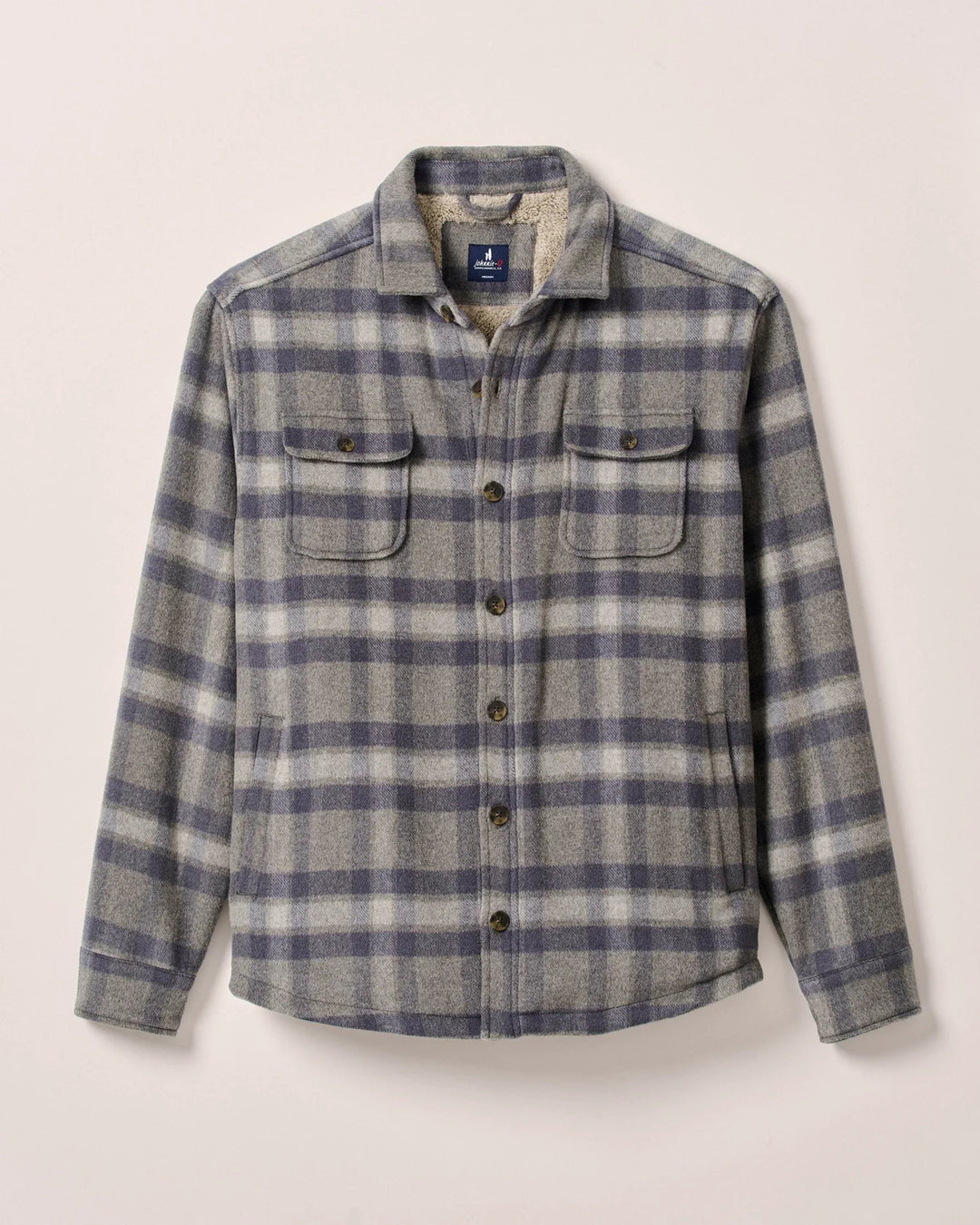 HASSLER SHERPA JACKET (GREY) - JOHNNIE-O