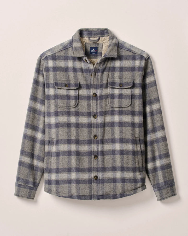 HASSLER SHERPA JACKET (GREY) - JOHNNIE-O