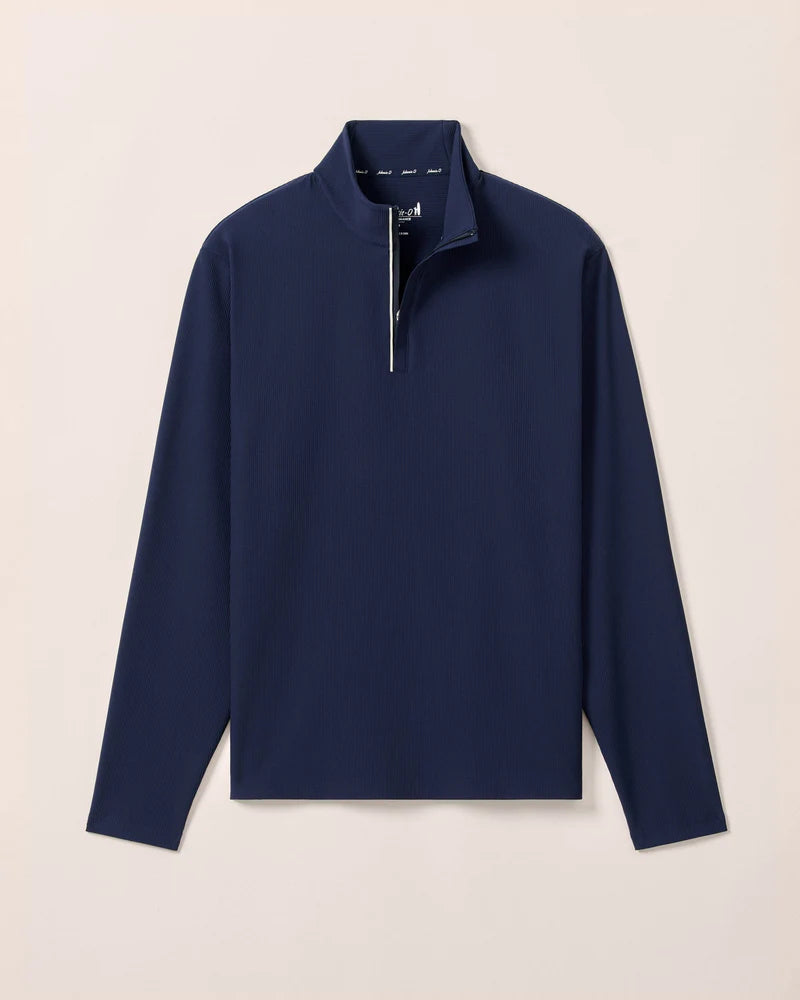 HOPPIN' 1/4 ZIP PULLOVER (NAVY) - JOHNNIE-O