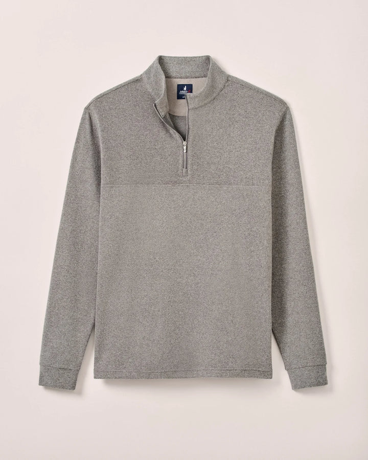 MIKEY 1/4 ZIP PULLOVER (SMOKE) - JOHNNIE-O