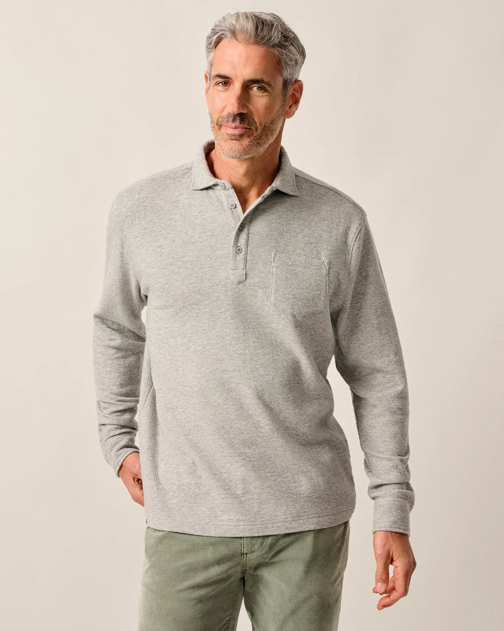 ALWIN LAKEWAVE POLO (GREY) - JOHNNIE-O