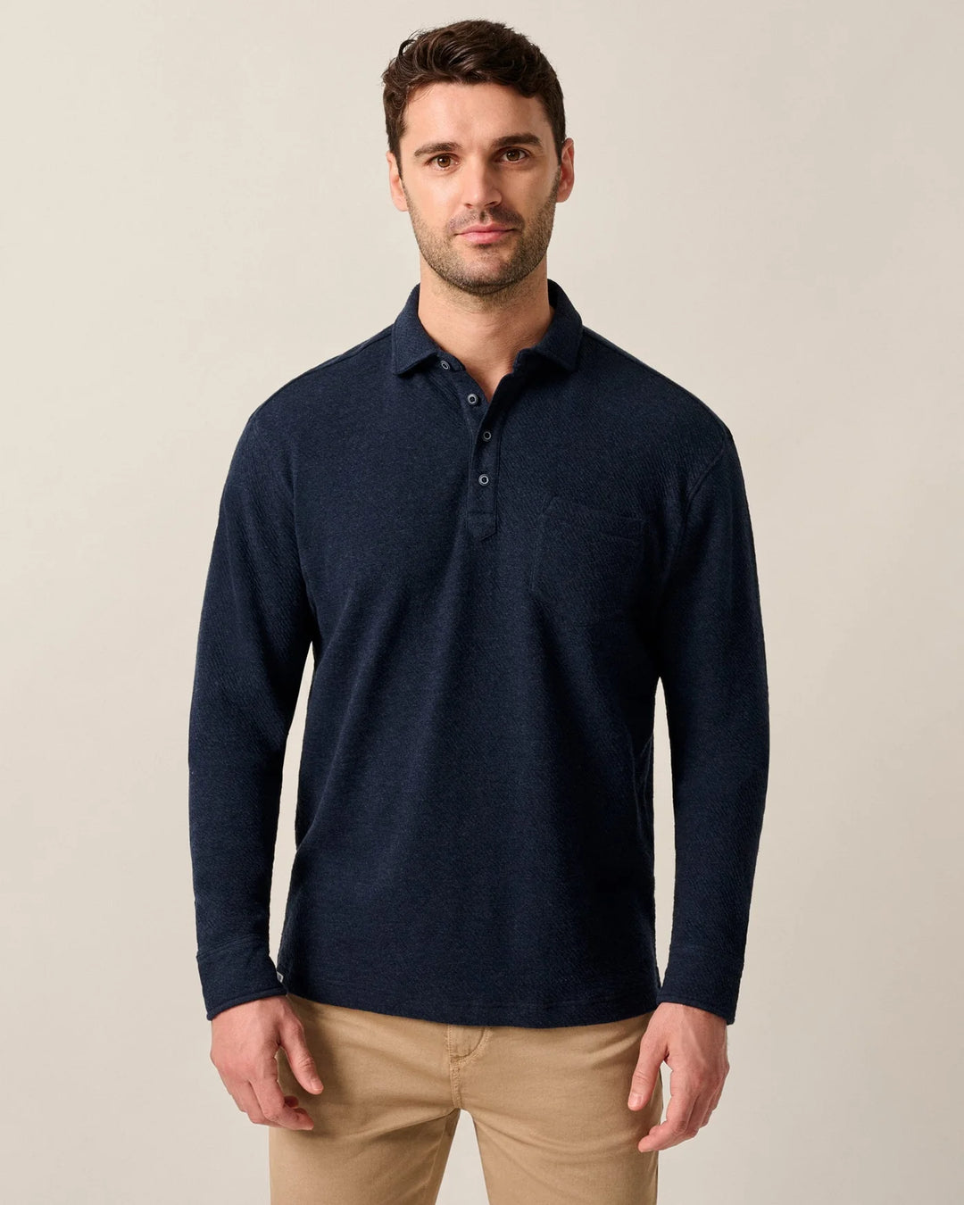 ALWIN LAKEWAVE POLO (NAVY) - JOHNNIE-O