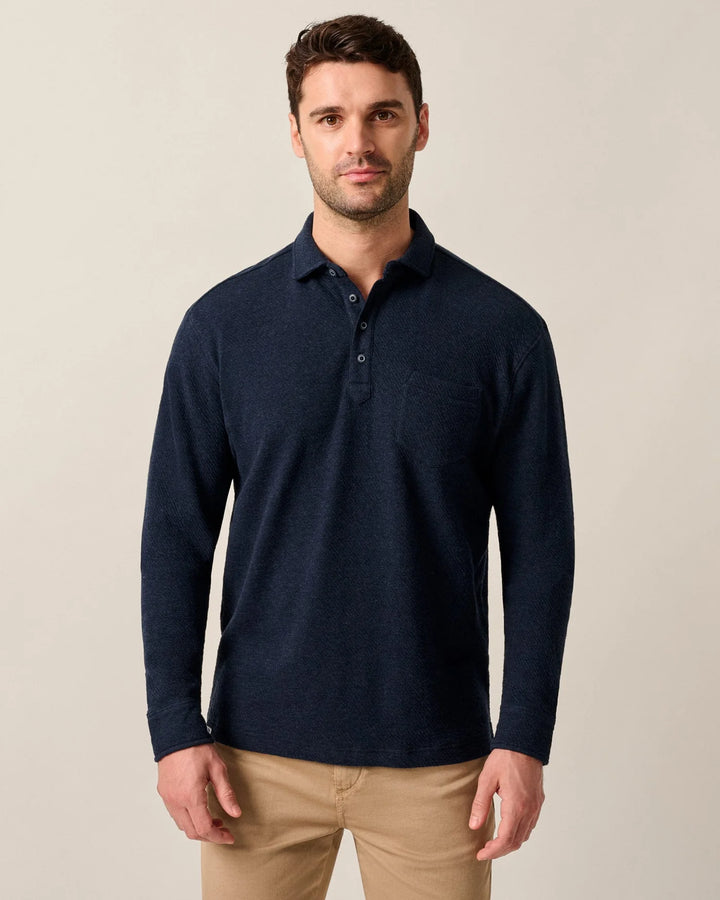 ALWIN LAKEWAVE POLO (NAVY) - JOHNNIE-O