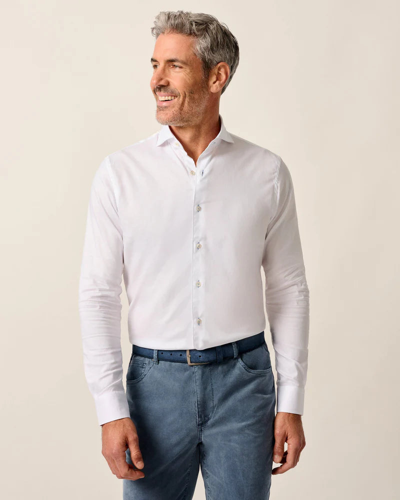 BOSWELL SHIRT (WHITE) - JOHNNIE - O