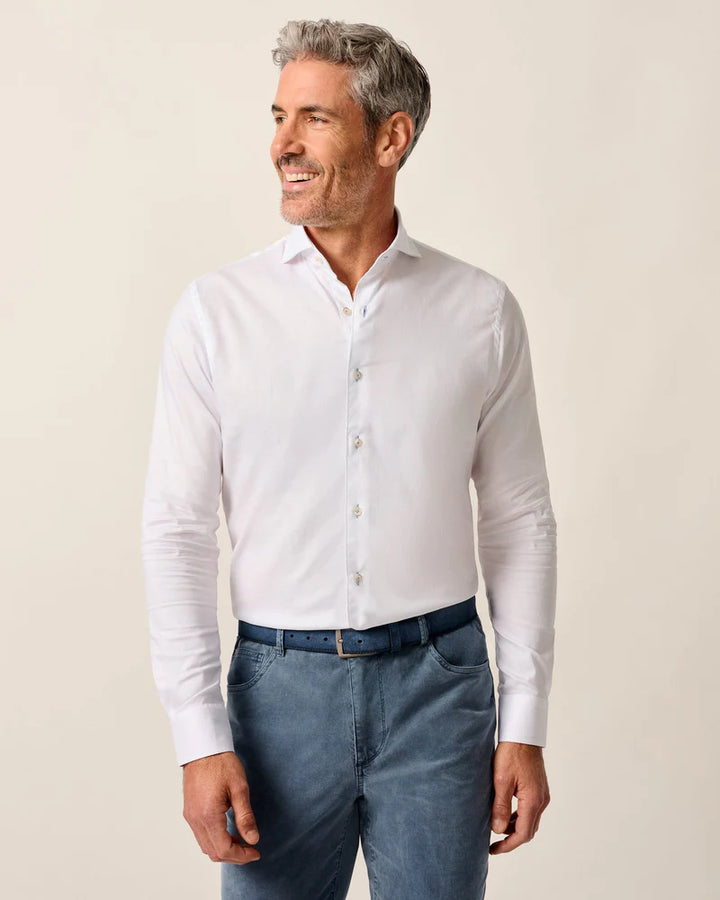 BOSWELL SHIRT (WHITE) - JOHNNIE - O