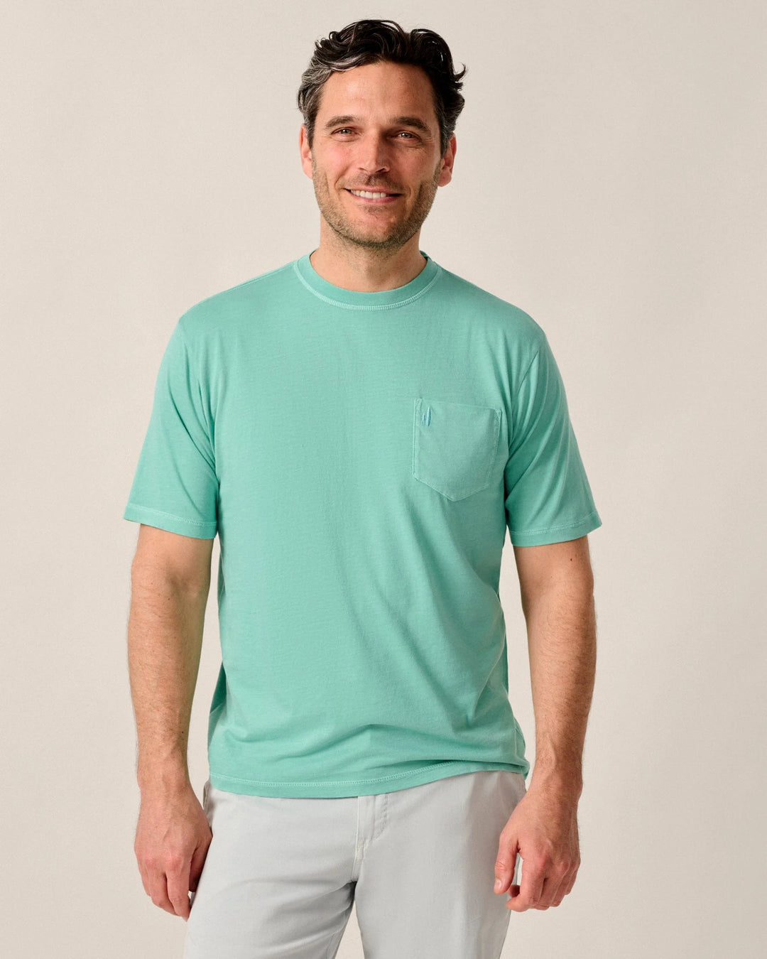 DALE T-SHIRT (SEAGLASS) - JOHNNIE-O