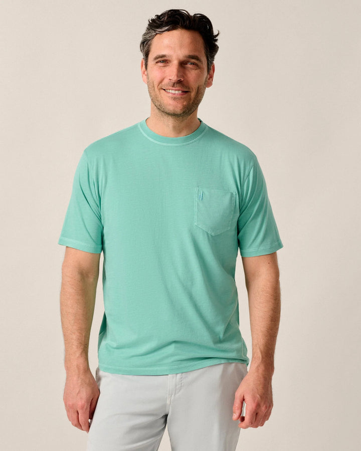 DALE T-SHIRT (SEAGLASS) - JOHNNIE-O