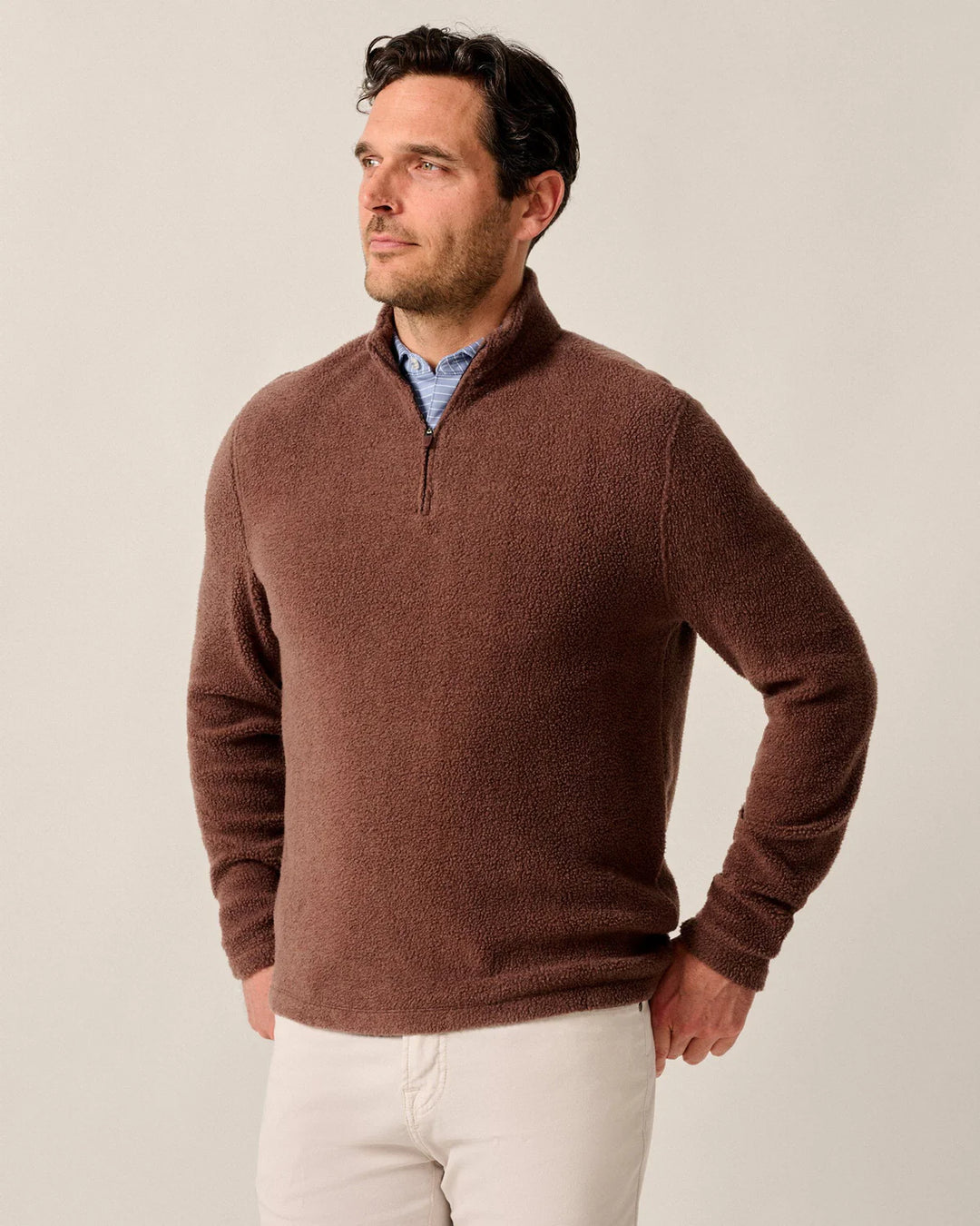 DION SHERPA 1/4 ZIP PULLOVER - JOHNNIE-O