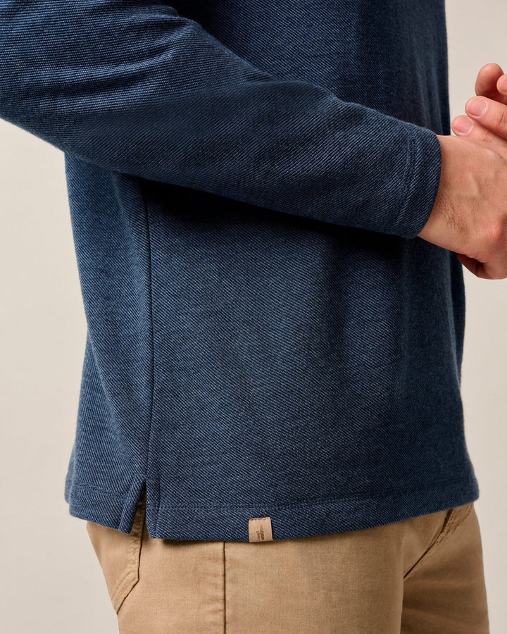 DRAYTON CASHMERE HOODIE (NAVY) - JOHNNIE-O