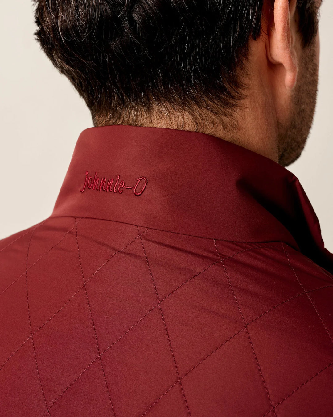 JUNO QUILTED COAT (MAROON) - JOHNNIE-O