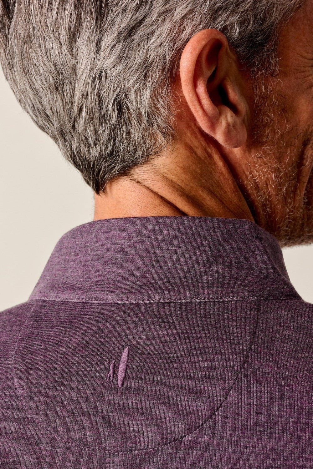 SULLY 1/4 SWEATER (PLUM) - JOHNNIE-O