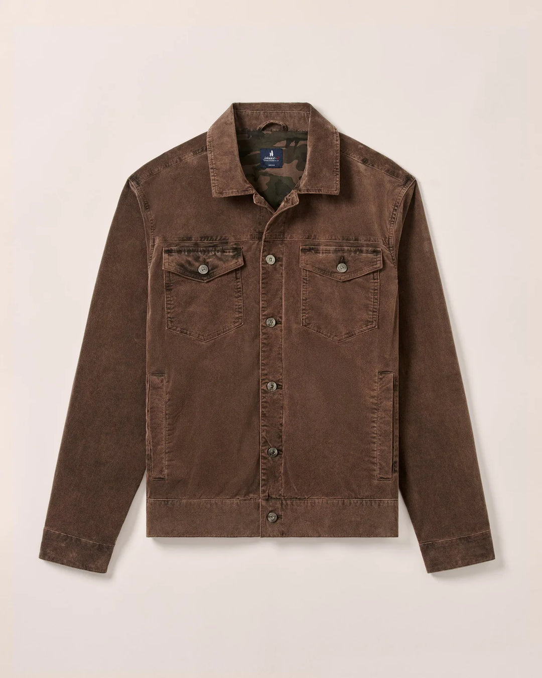 RETT CORDUROY TRUCKER JACKET (COFFEE) - JOHNNIE-O