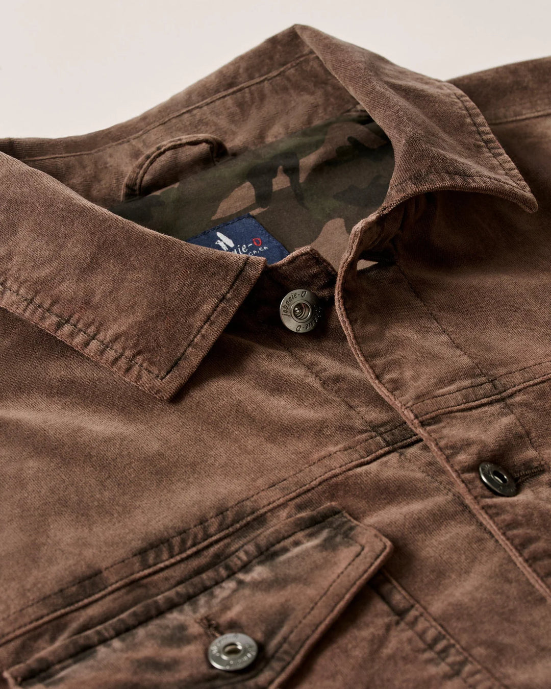 RETT CORDUROY TRUCKER JACKET (COFFEE) - JOHNNIE-O
