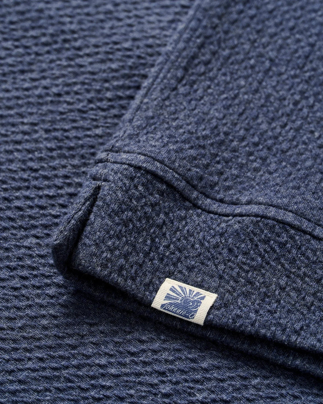 ZOELLER HALF ZIP HOODIE (NAVY) - JOHNNIE-O