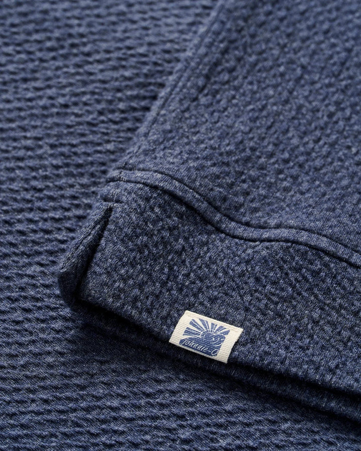 ZOELLER HALF ZIP HOODIE (NAVY) - JOHNNIE-O