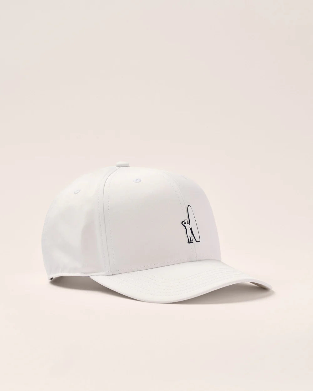 SURFER LOGO HAT (WHITE) - JOHNNIE-O