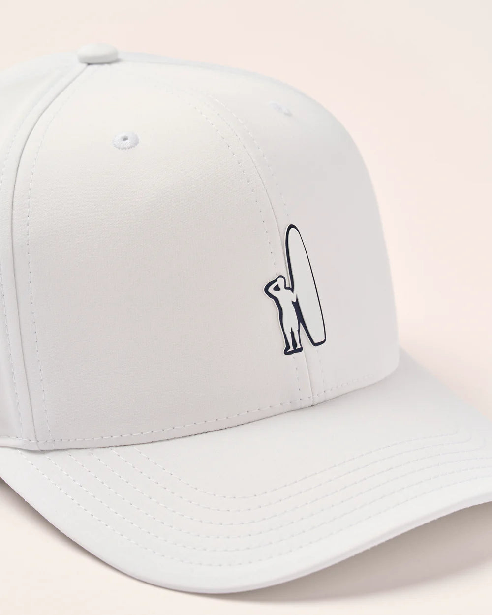 SURFER LOGO HAT (WHITE) - JOHNNIE-O