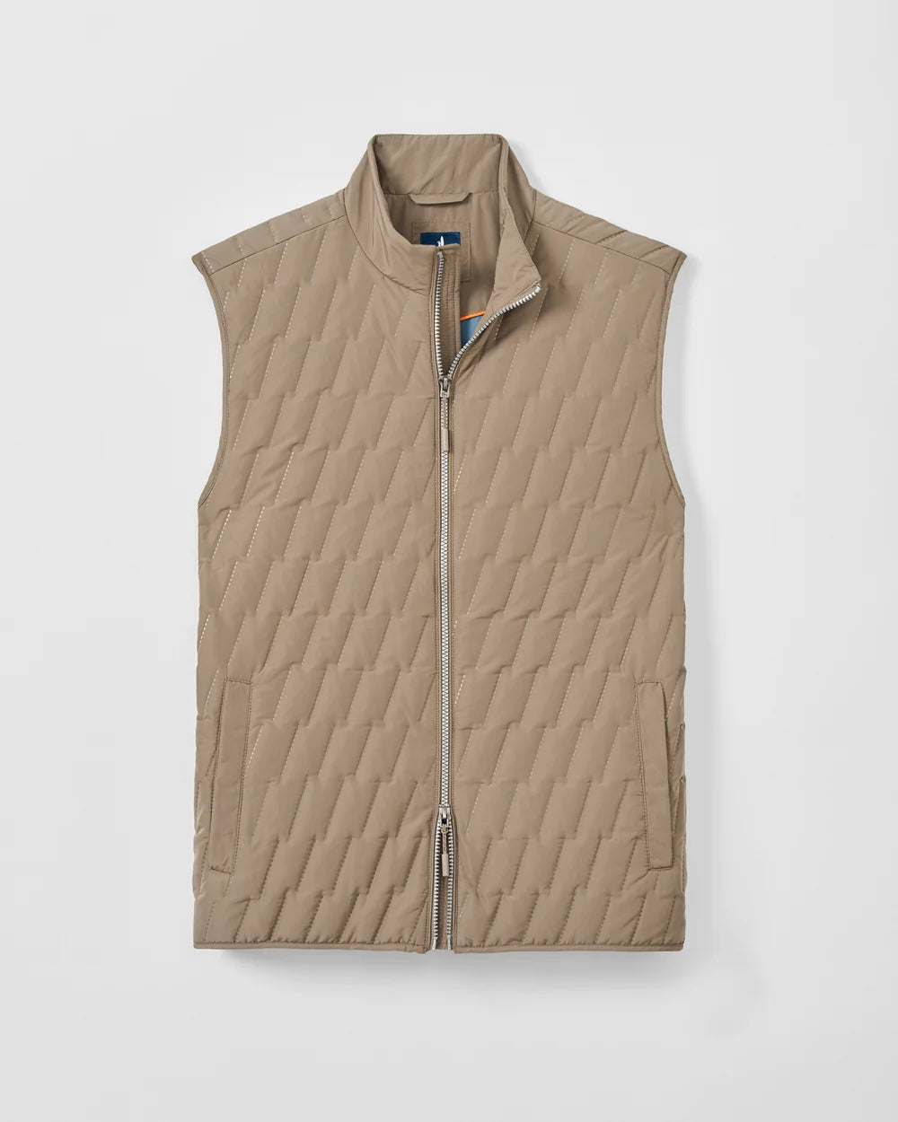 BELFRY QUILTED VEST (KHAKI) - JOHNNIE-O
