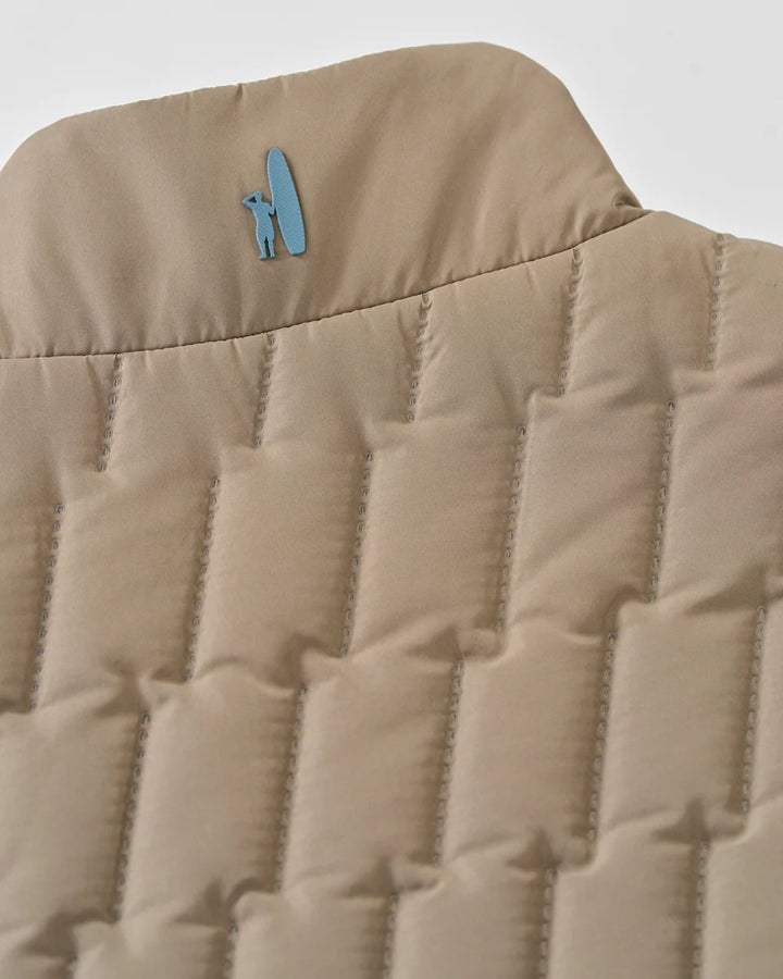 BELFRY QUILTED VEST (KHAKI) - JOHNNIE-O