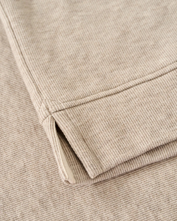 BUTTON HENLEY HOODIE (CREAM) - JOHNNIE-O