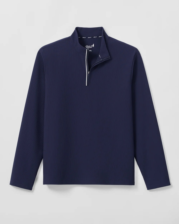 HOPPIN' 1/4 ZIP PULLOVER (NAVY) - JOHNNIE-O