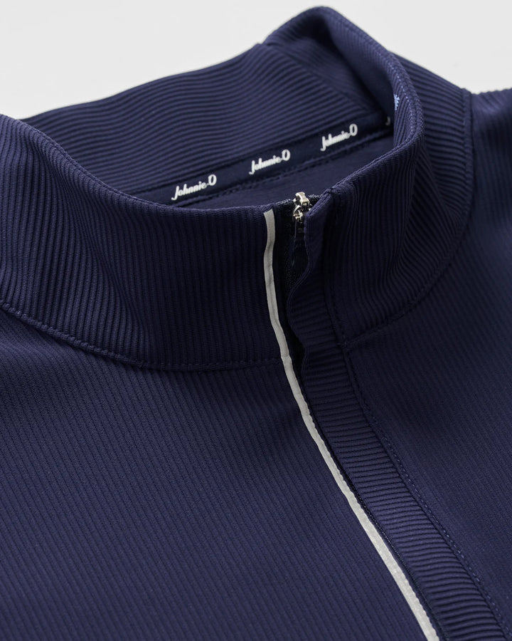 HOPPIN' 1/4 ZIP PULLOVER (NAVY) - JOHNNIE-O