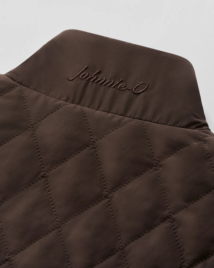 JUNO QUILTED COAT (COCOA) - JOHNNIE-O