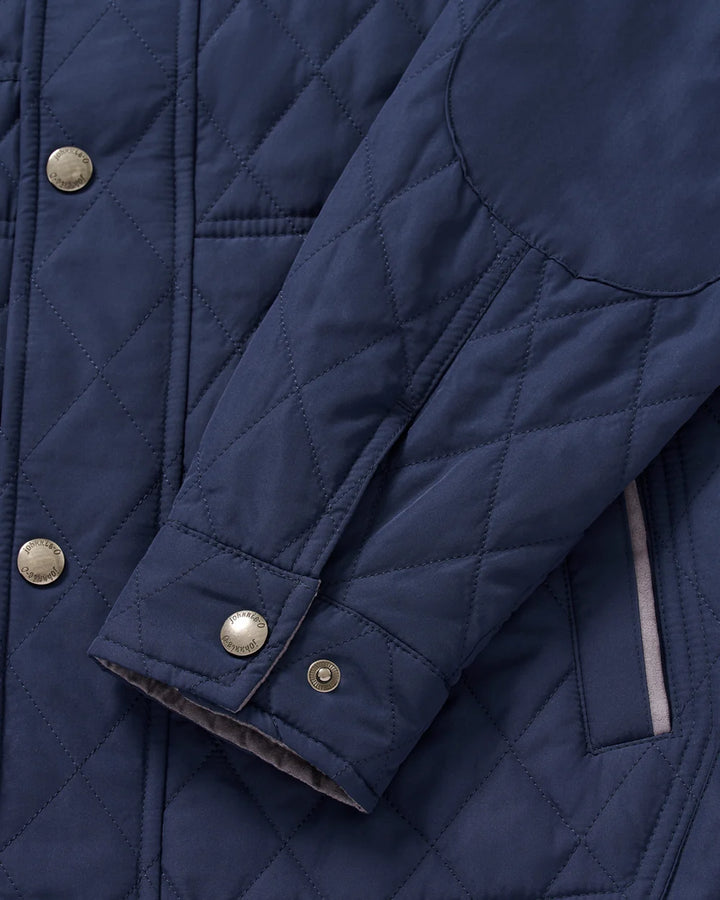 JUNO QUILTED COAT (NAVY) - JOHNNIE-O