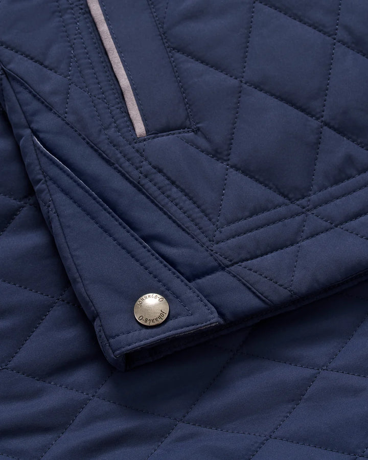 JUNO QUILTED COAT (NAVY) - JOHNNIE-O