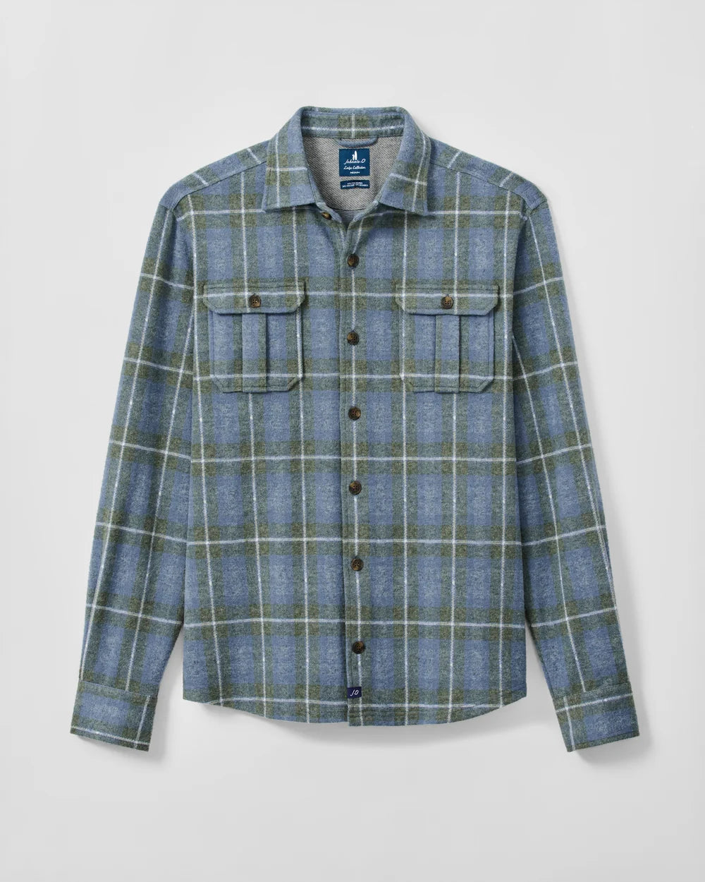 LABRADOR TARTAN SHIRT (BLUE) - JOHNNIE-O