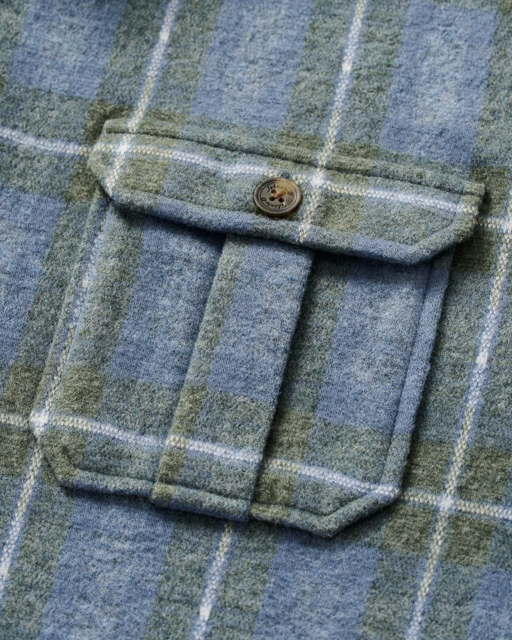 LABRADOR TARTAN SHIRT (BLUE) - JOHNNIE-O
