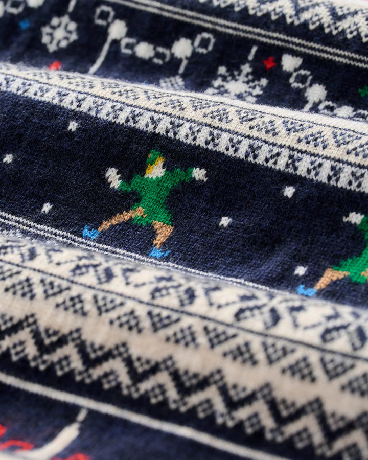 MERINO HOLIDAY SWEATER (CREAM) - JOHNNIE-O