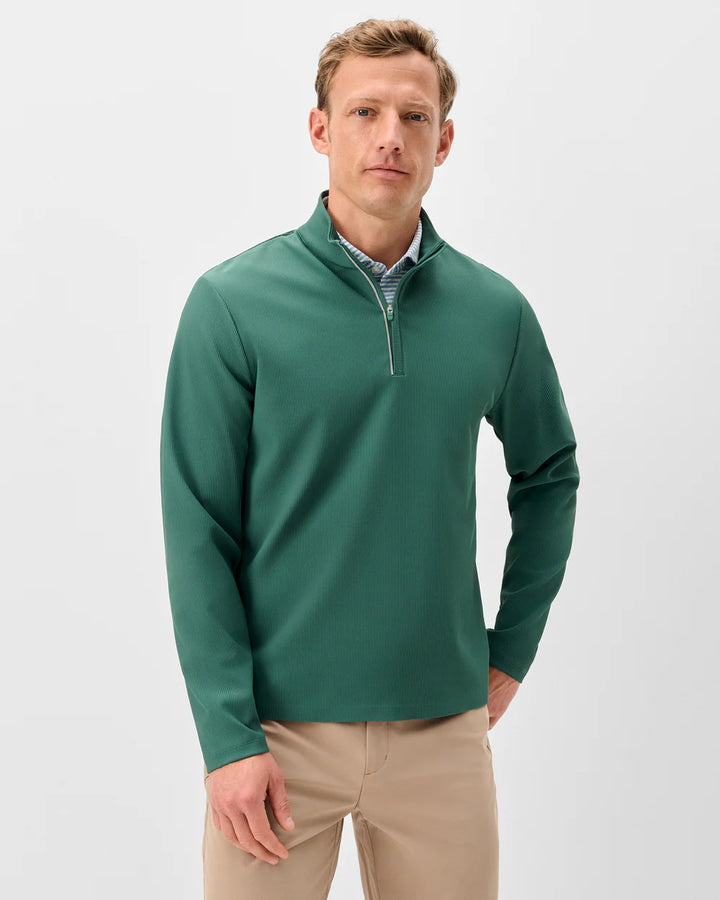 HOPPIN' 1/4 ZIP PULLOVER (ZEST) - JOHNNIE-O
