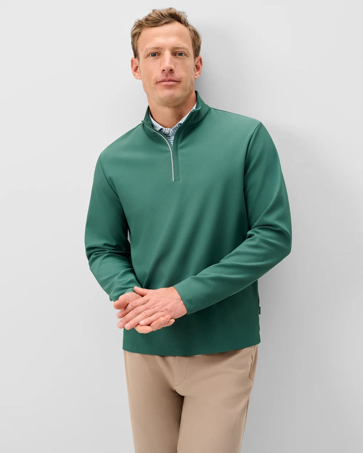 HOPPIN' 1/4 ZIP PULLOVER (ZEST) - JOHNNIE-O